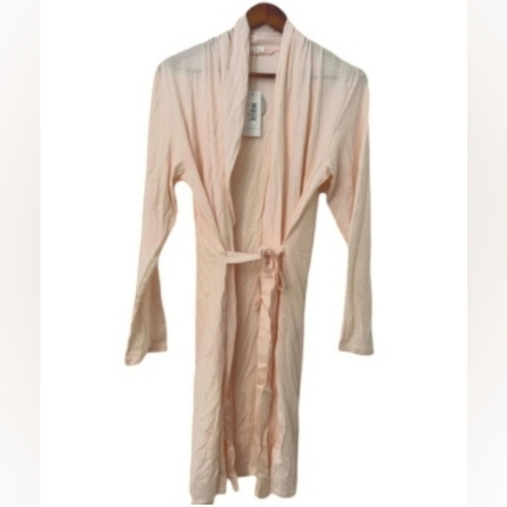 Skin Pearl pink mid length robe size 2 8-10 NWT